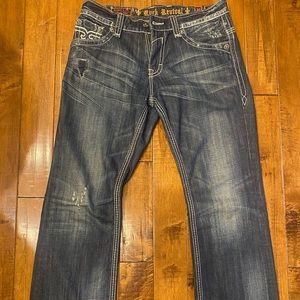 Rock Revival 34” waist “Paul” boot cut Jeans
